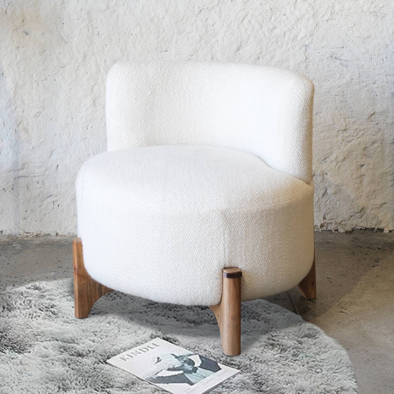 Upholstered Lounge Chair | Modern & Stylish Seating | 23x24x26"